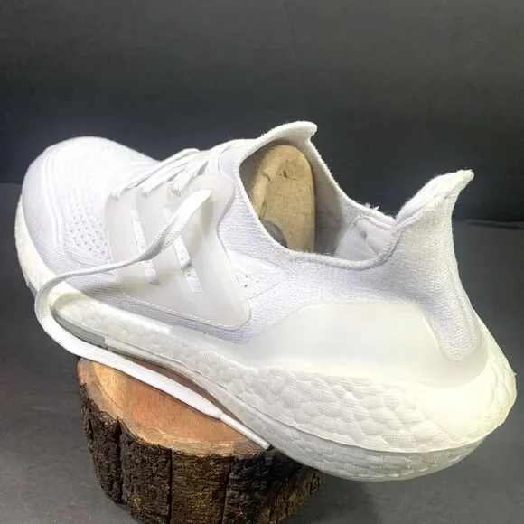 Adidas Ultra Boost 21 Women’s “ Triple White “ Shoe Size- 7.5 - Picture 2 of 12